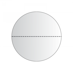 Sluitsticker - Sluitzegel - Transparant - Glashelder - rond 40 mm met perforatie - 1.000 per rol